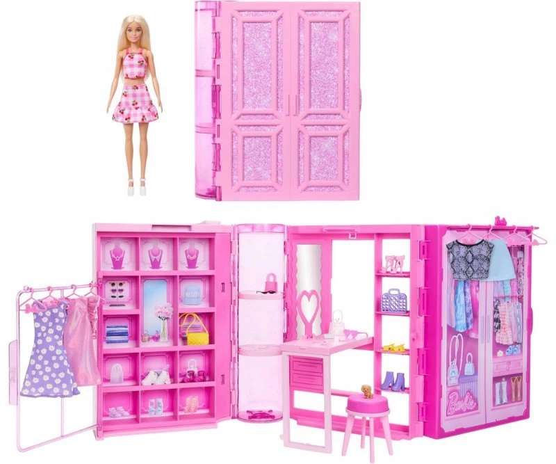 Mattel Hxd58 Barbie Rožinė Mados Lėlė Su Drabužine