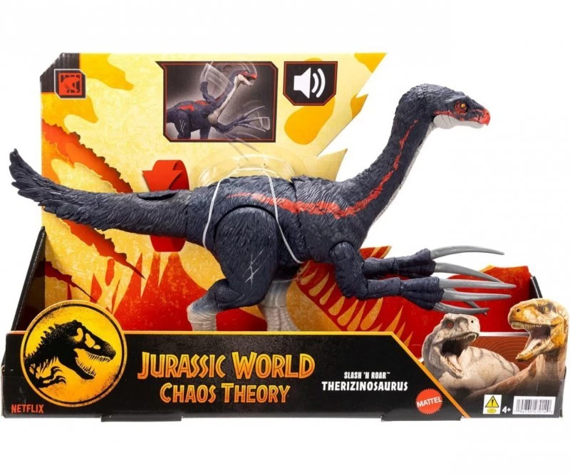 Mattel Jcg16 Jurrasic World Interaktyvi Dinozauro Therizinosaurus Figūrėlė