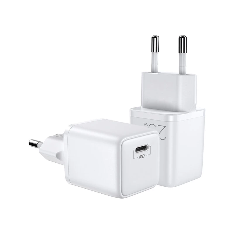 Mažas Usb-c Pd 5-12v 25w Greitasis įkroviklis - Baltas