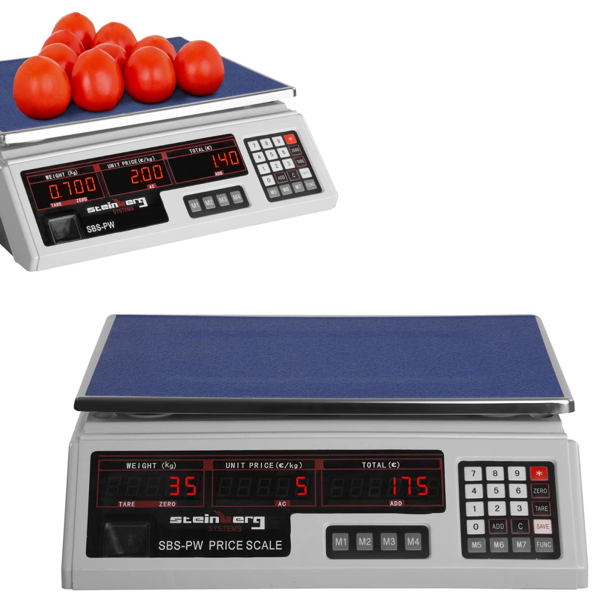 Mažmeninės Kainos Svarstyklės Baltos Spalvos 30kg / 2g Mažmeninės Kainos Svarstyklės Baltos Spalvos 30kg / 2g