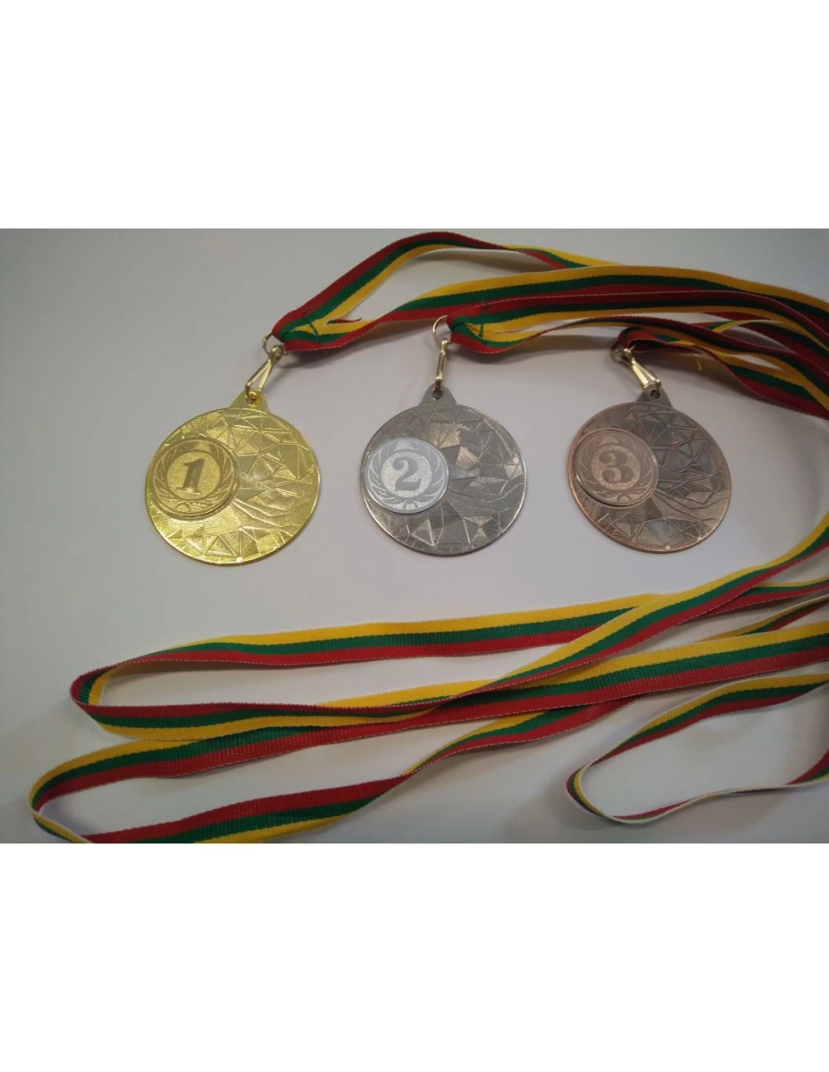 Medalis su juostele
