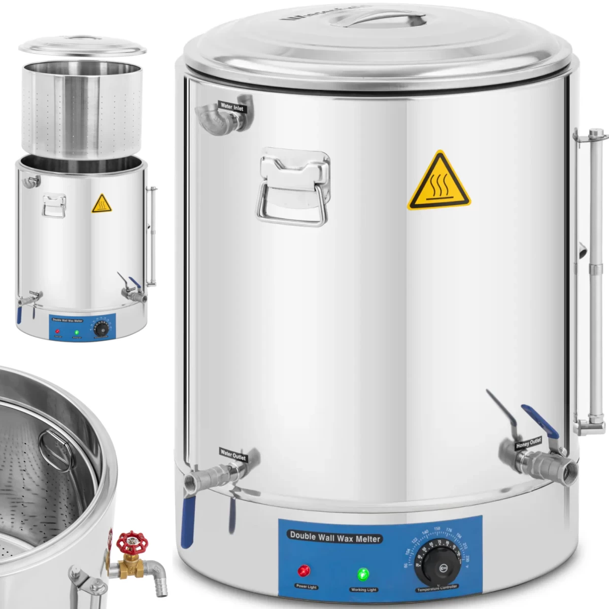 Medaus Padėklas Su šildomuoju Apvalkalu 70 L 30-110c 3000 W