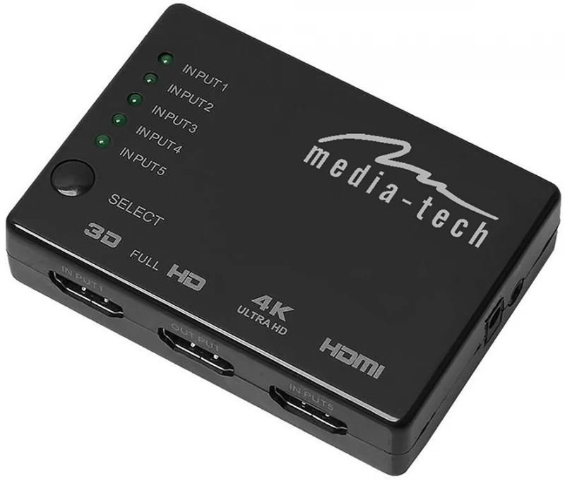 Media-tech Mt5207 Vaizdo Perjungiklis / Dalytuvas