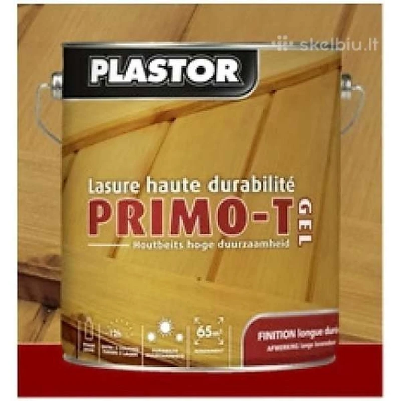 Apsauginė dažyvė medienai PLASTOR PRIMO-T GEL