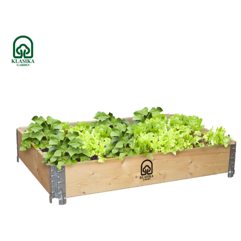 Medinė pakelta lysvė KLASIKA GARDEN 800x1200x196 mm, 9026