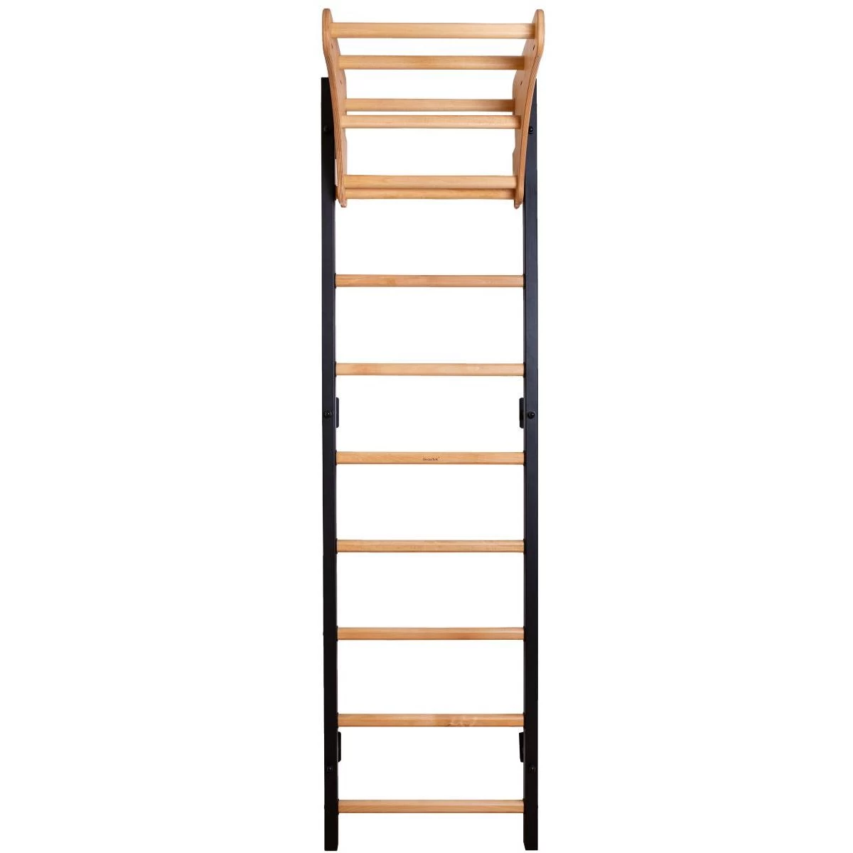 Medinės-metalinės Gimnastikos Kopėčios Su Mediniu Suoliuku 711w