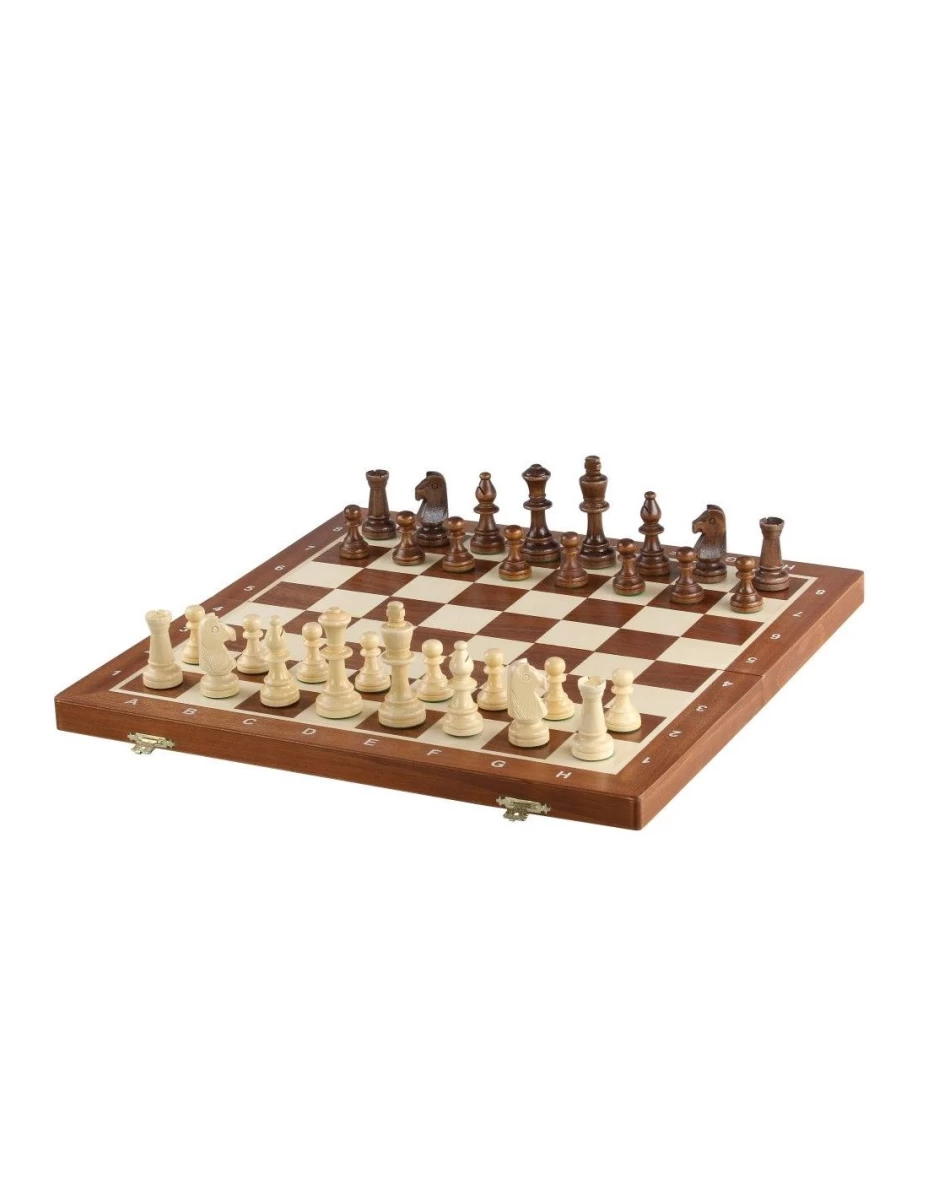 Mediniai šachmatai Tournament No.5 (CHW42 ART SET)