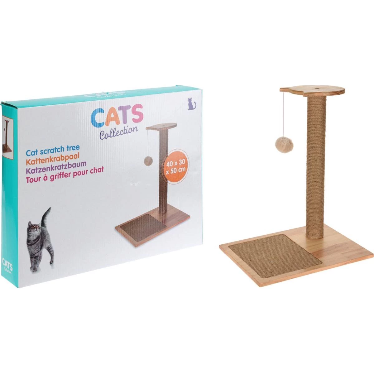 Medinis Drapkas 40x30x50cm, Skirtas Koteliams Su Vamzdžiu