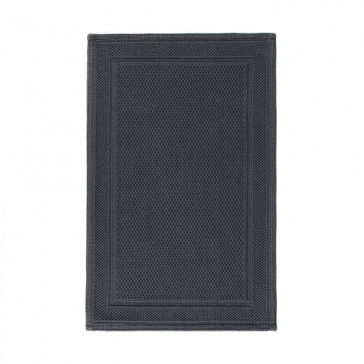 Medvilninis vonios kilimėlis Bee Waffle dark grey 50x80 cm
