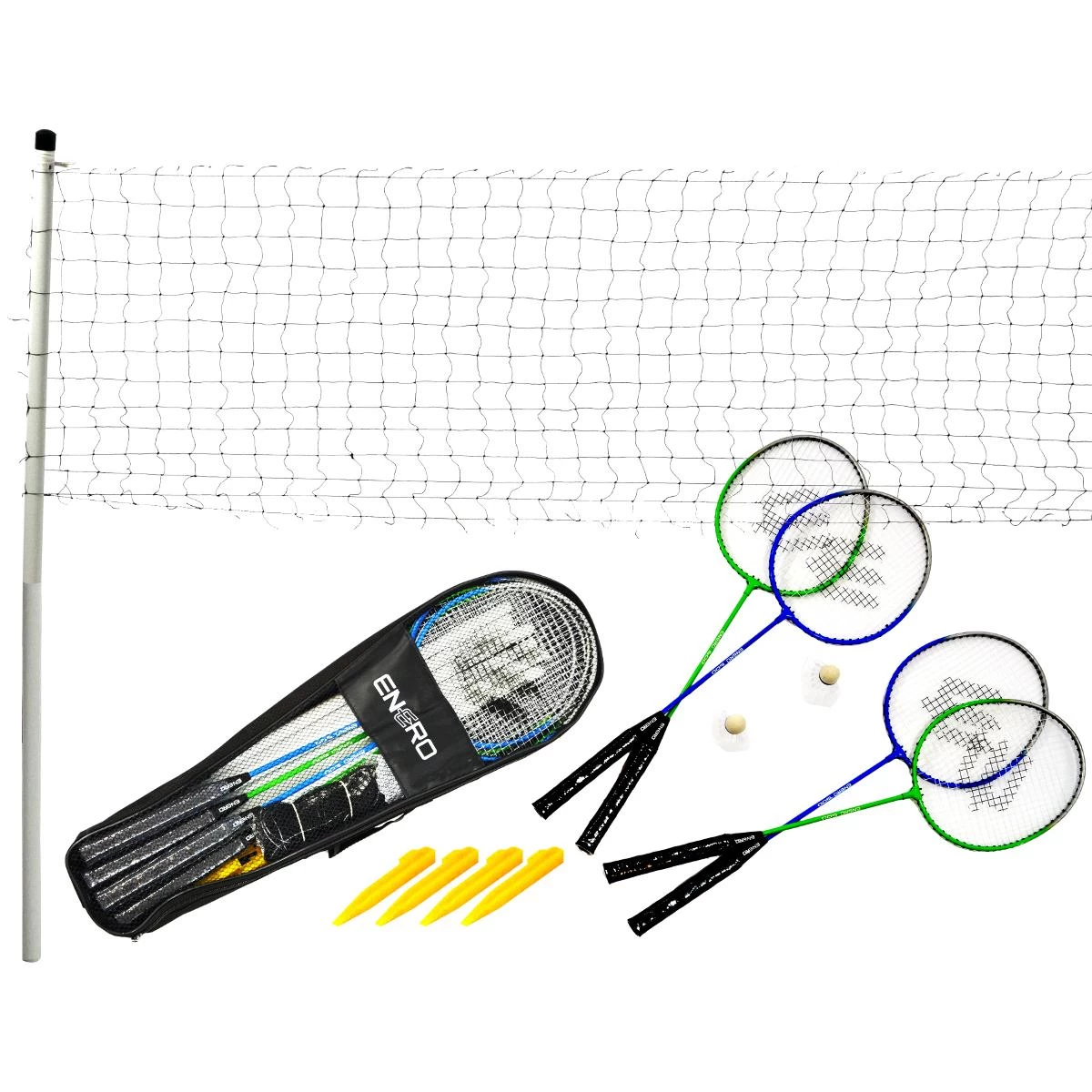 Mega Badmintono Rinkinys Enero 500 Dėkle