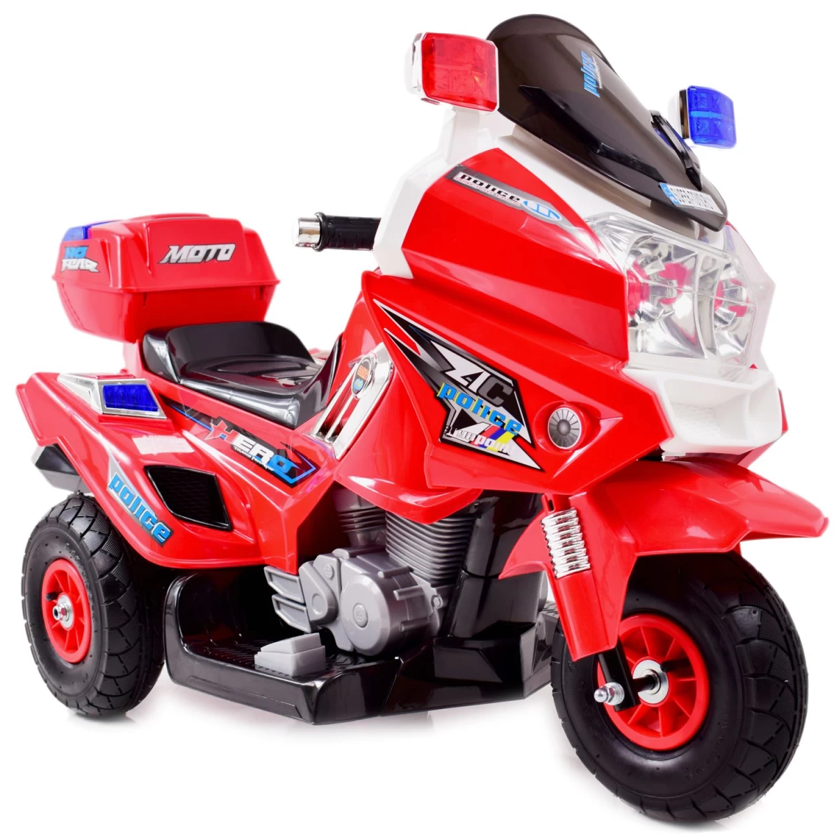 Mega Big Hero Motociklas Su Garsais Ant Pripučiamų Ratų Naujas / 8815 12 V