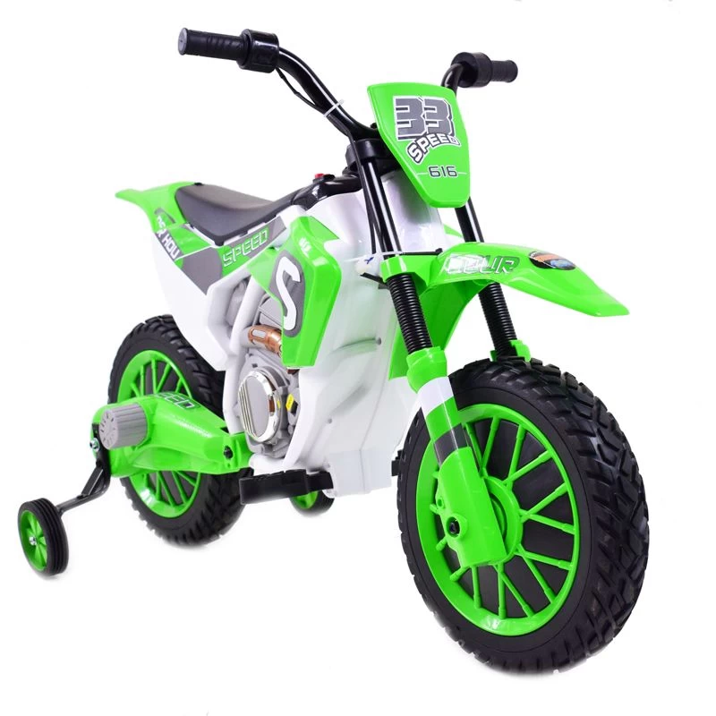 Mega Motociklas Enduro - Minkšti Ratai, Amortizatorius, 12v, Itin Kokybiškas Dėklas/xmx616