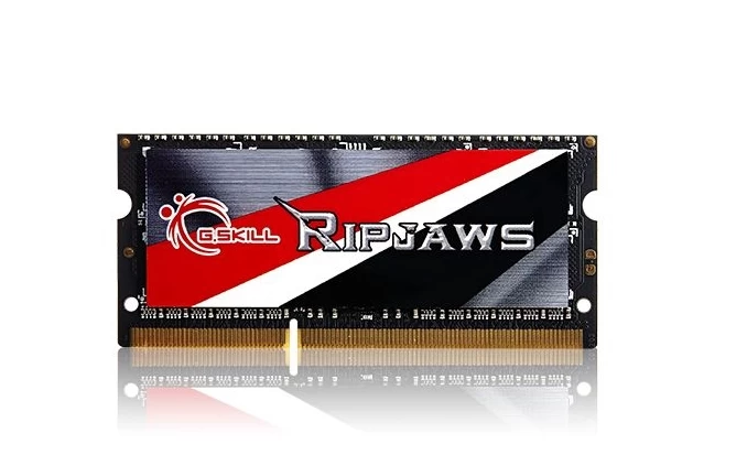 Memory RAM G.SKILL Ripjaws F3-1600C11S-8GRSL (DDR3 SO-DIMM; 1 x 8 GB; 1600 MHz; 10)