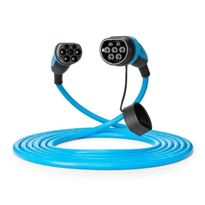 Mennekes firmos elektromobilio įkrovimo laidas Type 2 - Type 2  7m ilgio  (32A, 3 Fazės, 21 KW)