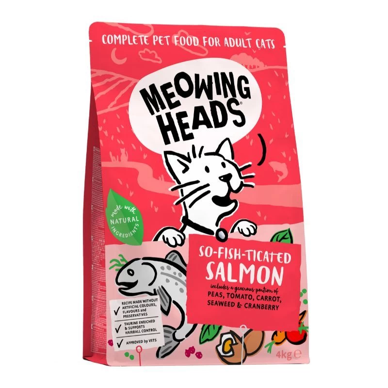 MEOWING HEADS So-Fish-ticated Salmon (lašiša/vištiena) 4kg, MSL4