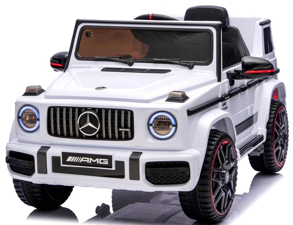 „mercedes Amg G63 4x4“ Balti „eva“ Putų Ratai, Minkšta Sėdynė, „lion“ Licencija