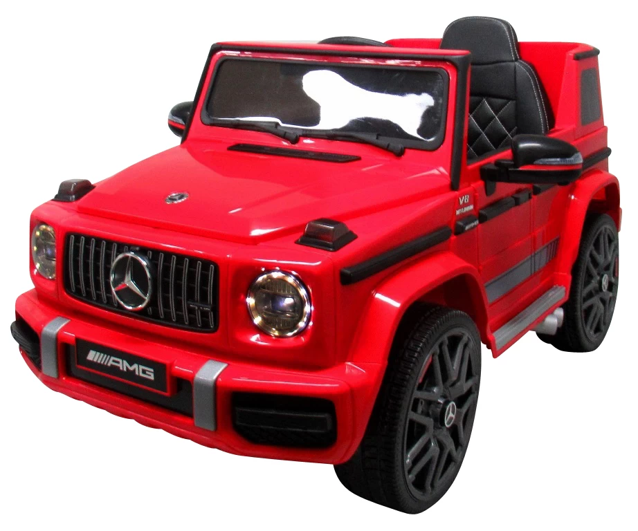 Mercedes G63 Raudoni Putų Ratlankiai Eva, Minkšta Sėdynė Licencija