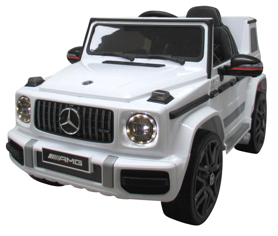 Mercedes G63 White Foam Ratai Eva, Minkšta Sėdynė Licencija