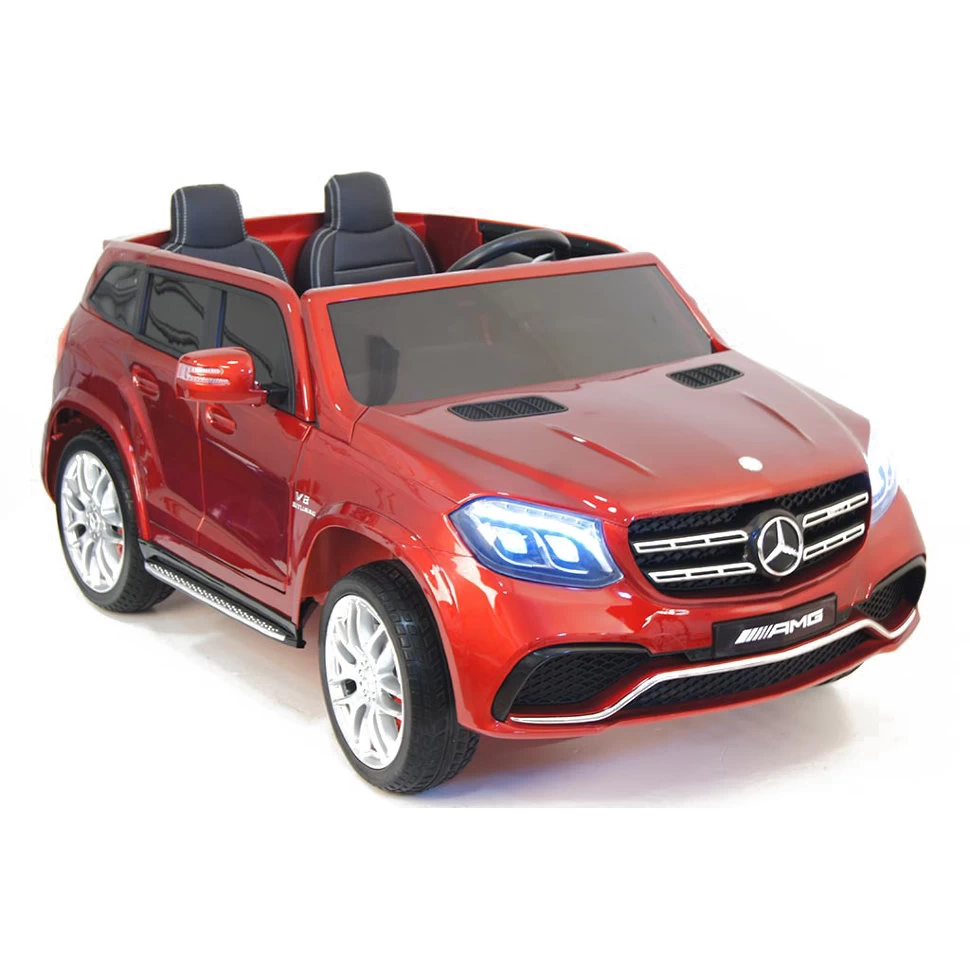 Mercedes Gls 63, 4 Varikliai, 2x12 V, Minkšti Ratai, Minkšta Sėdynė 2 Vaikams/hl228
