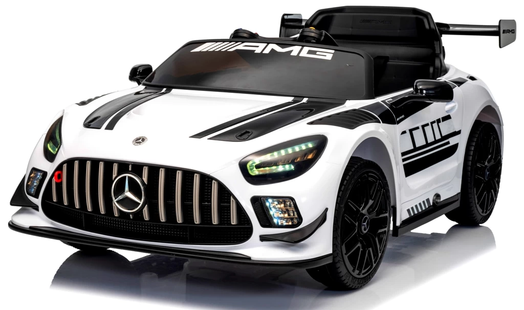 Mercedes Gt3 Evo White Minkšti Eva Ratlankiai, Minkšta Sėdynė Licencija Ličio Jonų Akumuliatorius Mercedes Gt3 Evo White Minkšti Eva Ratlankiai, Minkšta Sėdynė Licencija Ličio Jonų Akumuliatorius