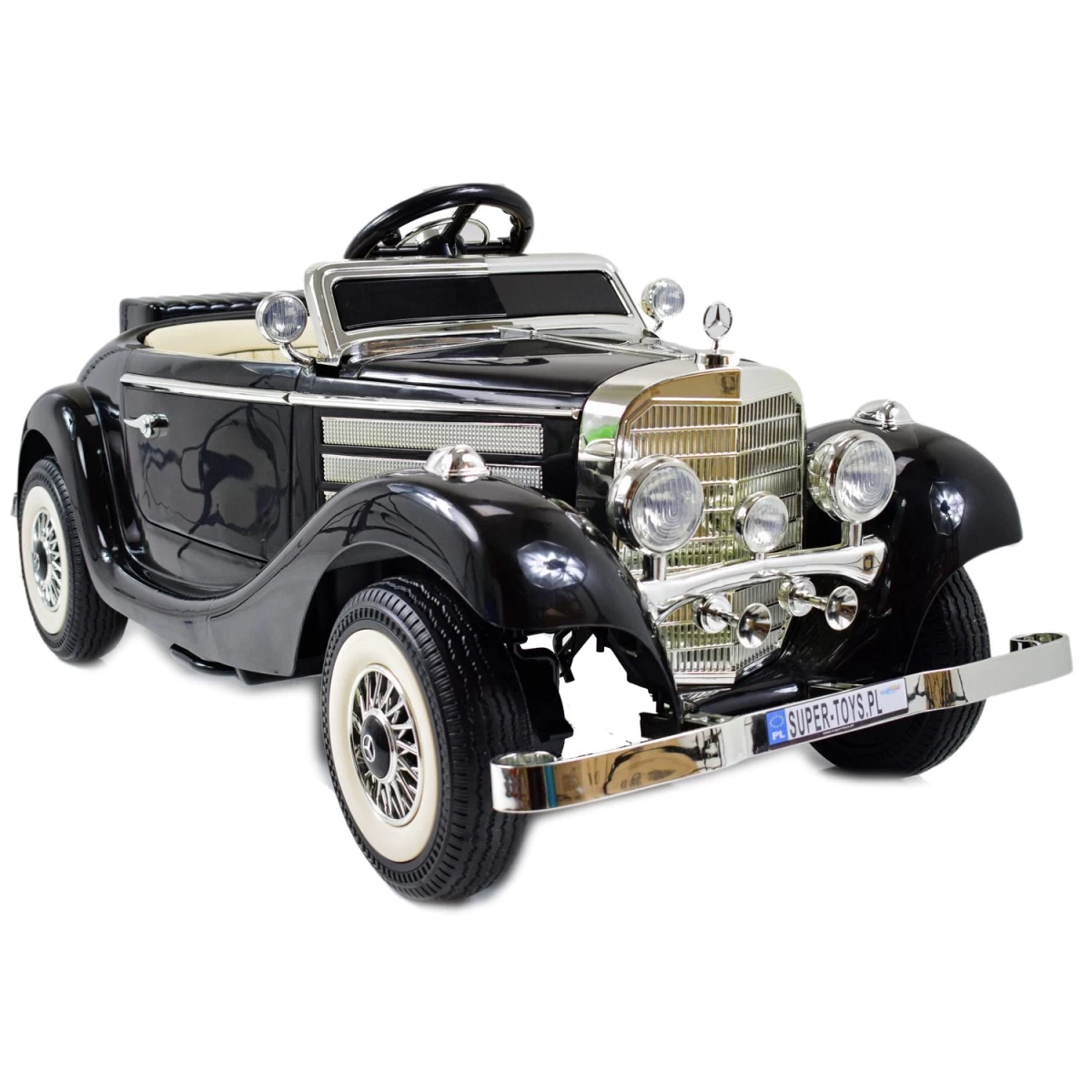 Mercedes Retro Type 540k Vaikui Ir Tėvams, Minkšti Eva Ratlankiai, Minkšta Sėdynė, Pilna Komplektacija/a200 Mercedes Retro Type 540k Vaikui Ir Tėvams, Minkšti Eva Ratlankiai, Minkšta Sėdynė, Pilna Komplektacija/a200