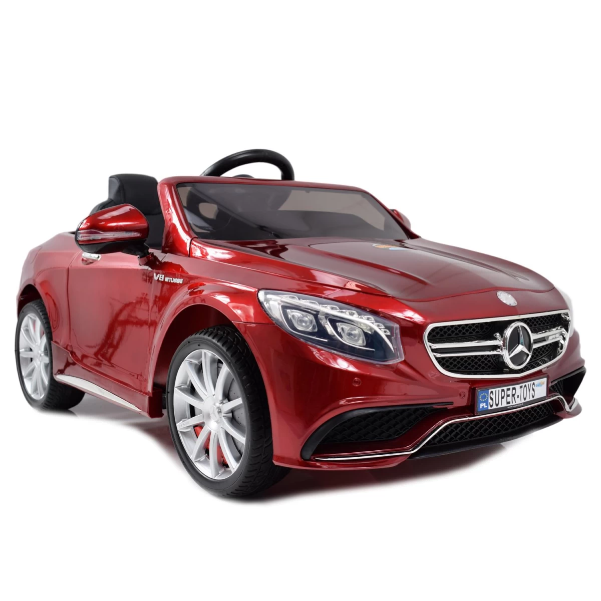 Mercedes S63 Amg Licencija, Lakas, Minkšti Eva Ratlankiai Pilnas Variantas/hl169