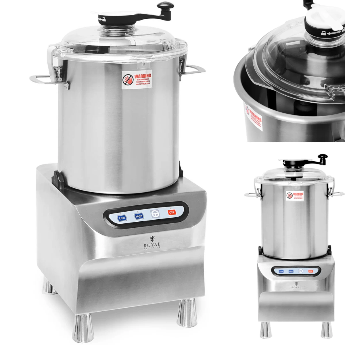 Mėsininko Pjaustyklė Mėsai Pjaustyti, Mėsai Malti, Daržovėms Pjaustyti Griežinėliais 18 L 1500/2200 Aps./min 1500 W Mėsininko Pjaustyklė Mėsai Pjaustyti, Mėsai Malti, Daržovėms Pjaustyti Griežinėliais 18 L 1500/2200 Aps./min 1500 W