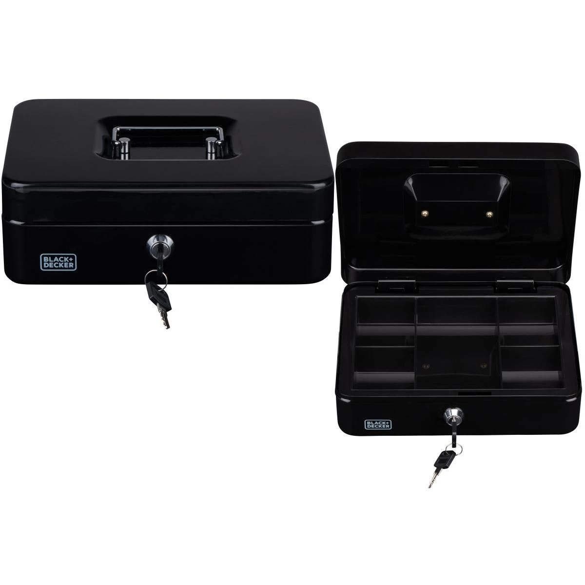 Metalinė Dėžutė Dokumentams 25x8,5x18cm Black + Decker