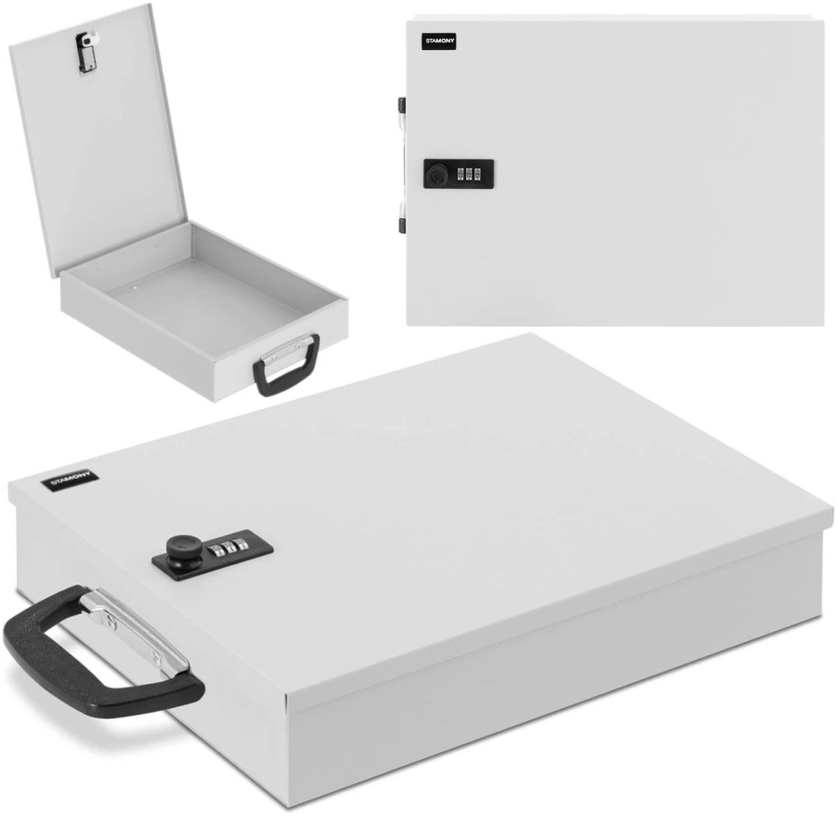 Metalinis Dokumentų Seifas Su Kodine Spyna 355 X 255 X 70 Mm Din A6