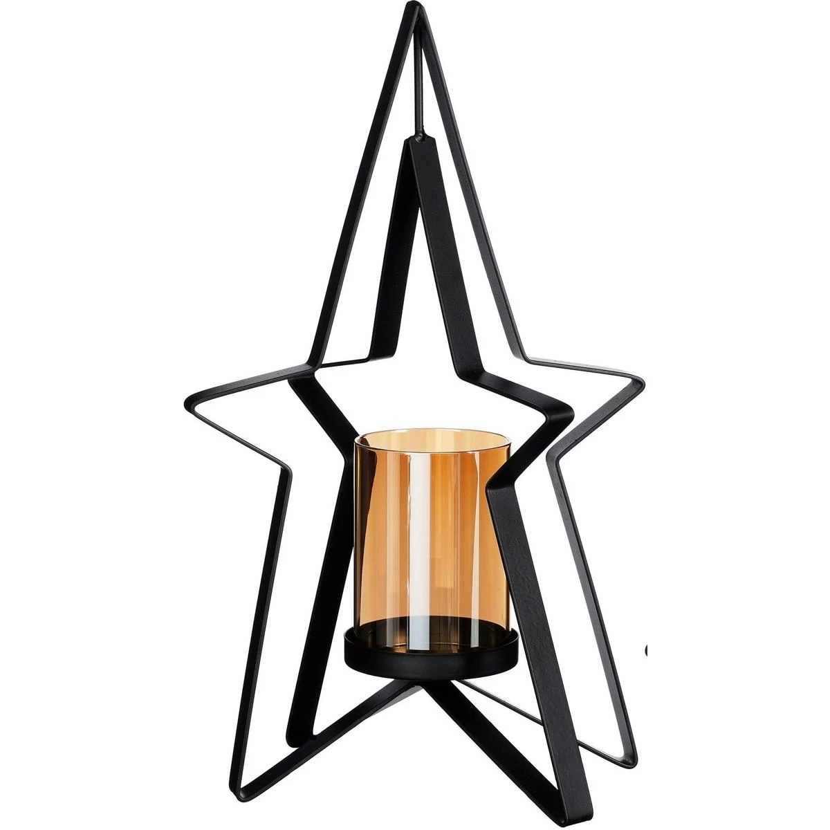 Metalinis žvakidės Laikiklis 31,5 Cm žvaigždė žėrutis