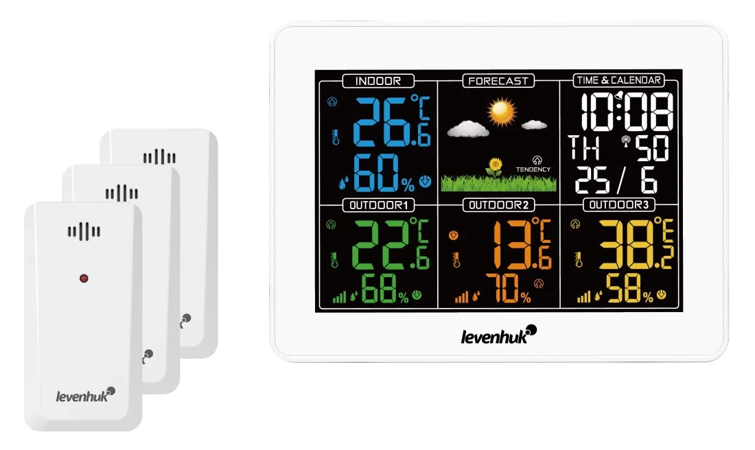 Meteorologijos Stotis Levenhuk Wezzer Plus Lp60 Meteorologijos Stotis Levenhuk Wezzer Plus Lp60