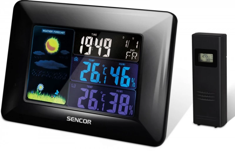 Meteorologijos Stotis Sws 4250 Su Spalvotu Lcd Ekranu