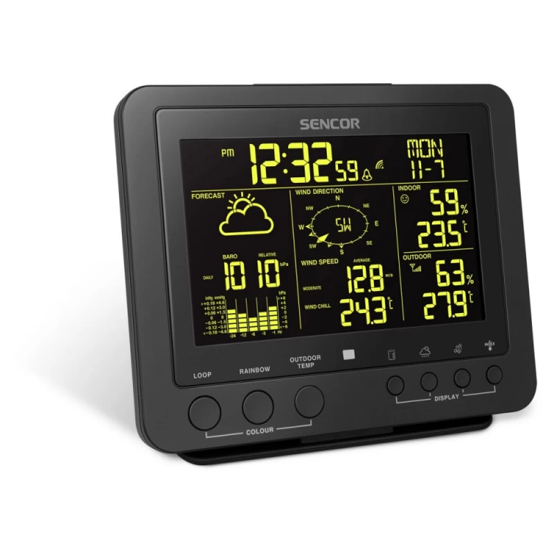 Meteorologijos Stotis Sws 9700, Pmva True Color 5,8 Colio, 5in1