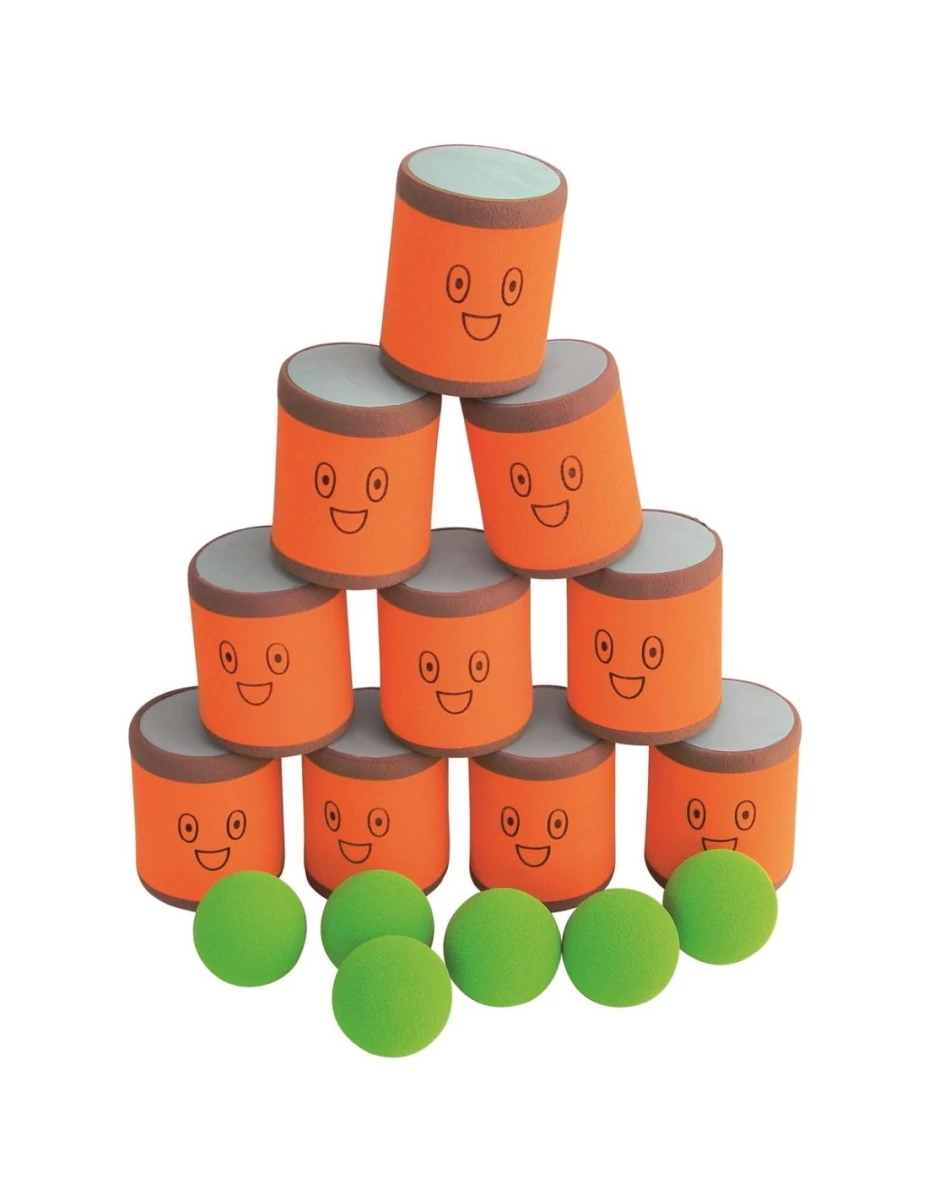 Mėtymo į skardines žaidimas SPORDAS Can Toss Set
