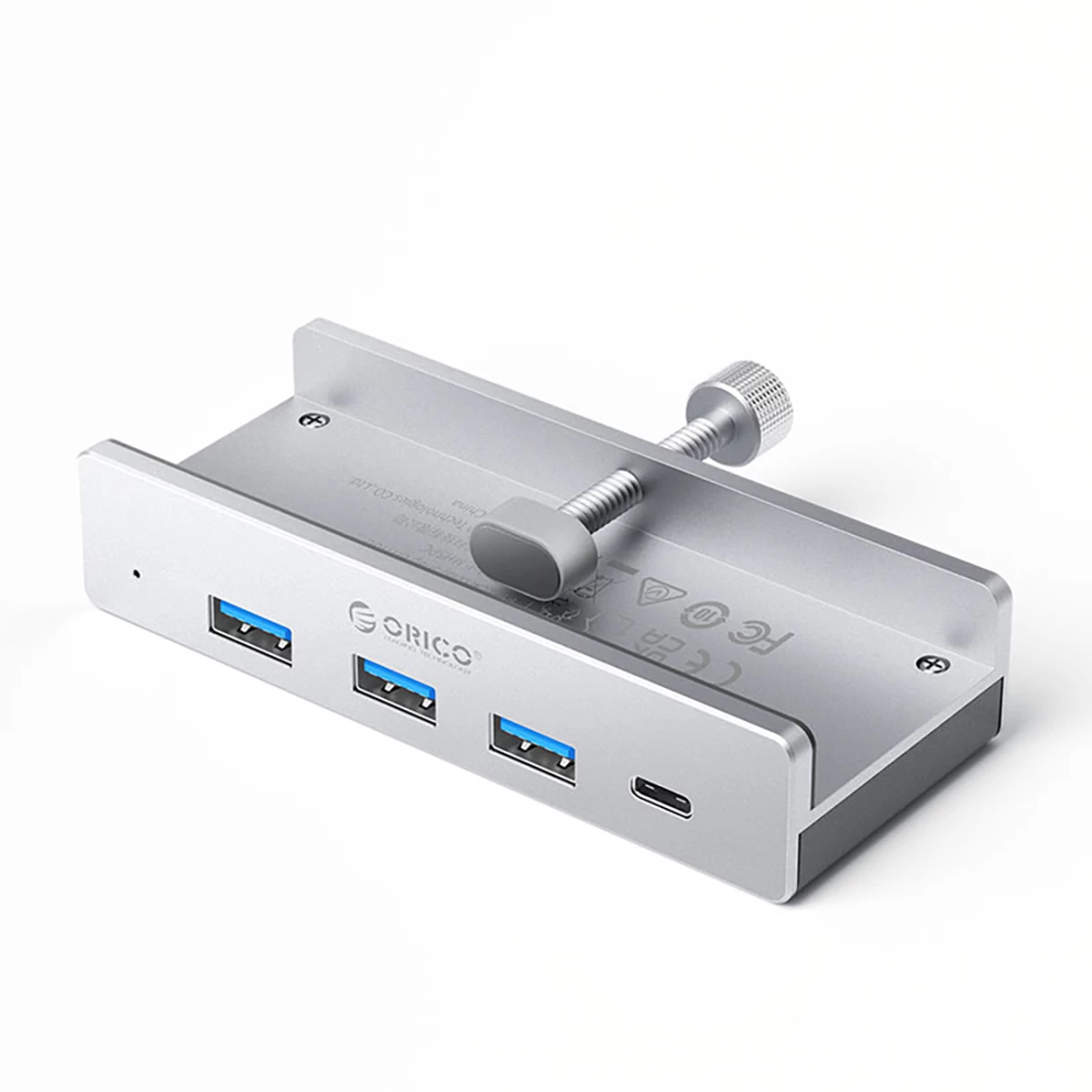 Mh4pc Prisegamas Usb-c / Usb-a Usb-c šakotuvas - Sidabrinis Mh4pc Prisegamas Usb-c / Usb-a Usb-c šakotuvas - Sidabrinis