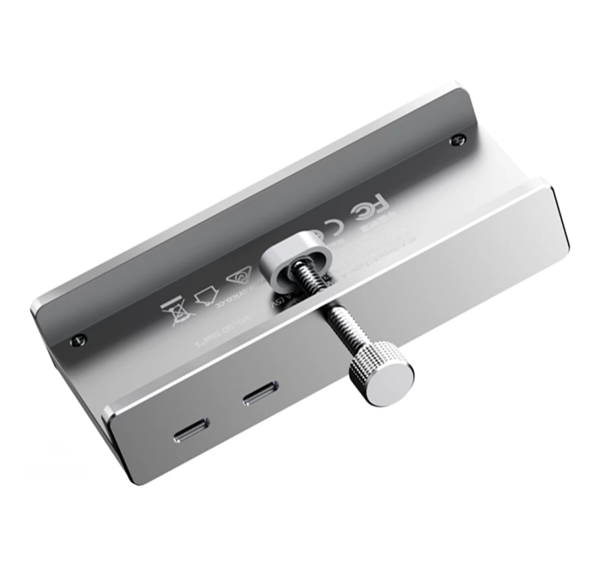 Mh5pmm Prisegamas Usb-c / Usb-a Sd Tf 3,5 Mm Garso šakotuvas - Sidabrinis Mh5pmm Prisegamas Usb-c / Usb-a Sd Tf 3,5 Mm Garso šakotuvas - Sidabrinis