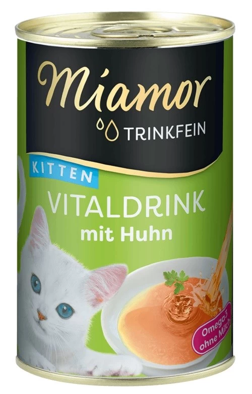 Miamor Trinkfein Kitten Vitaldrink gėrimas katėms su vištiena, 135ml