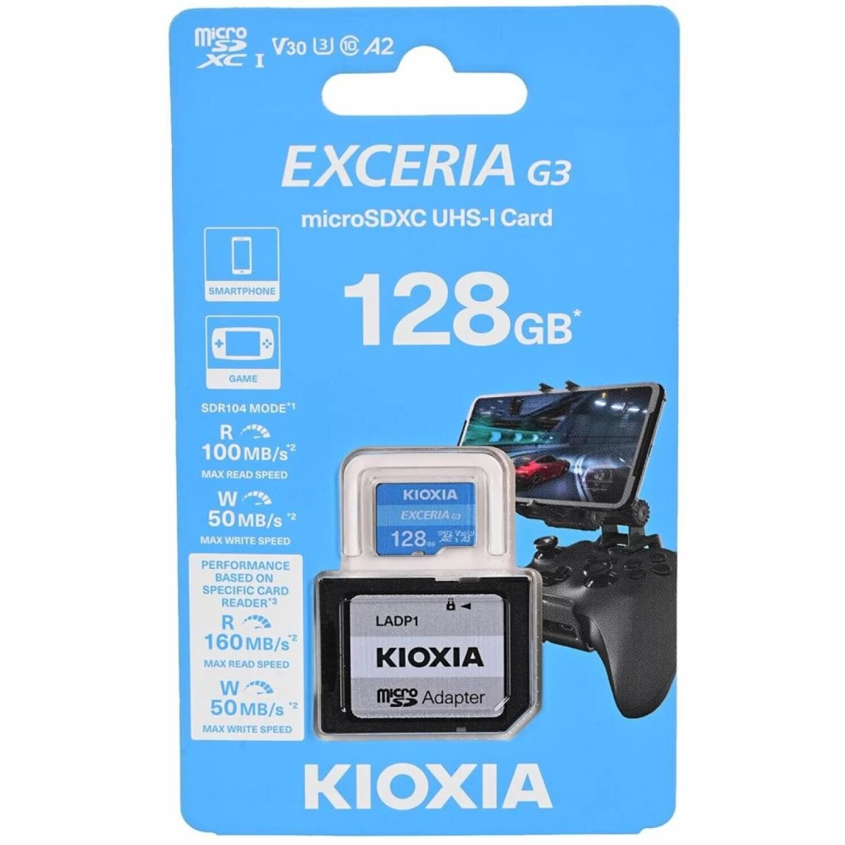 Micro SD atminties kortelė Kioxia 128GB