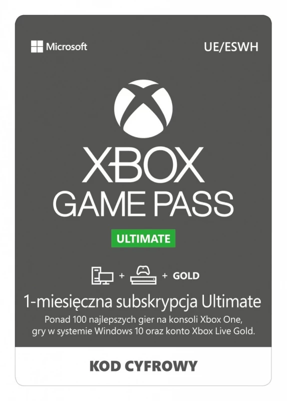 microsoft Game Pass Esd Ultimate 1 Mėnesiui (qhw-00008)