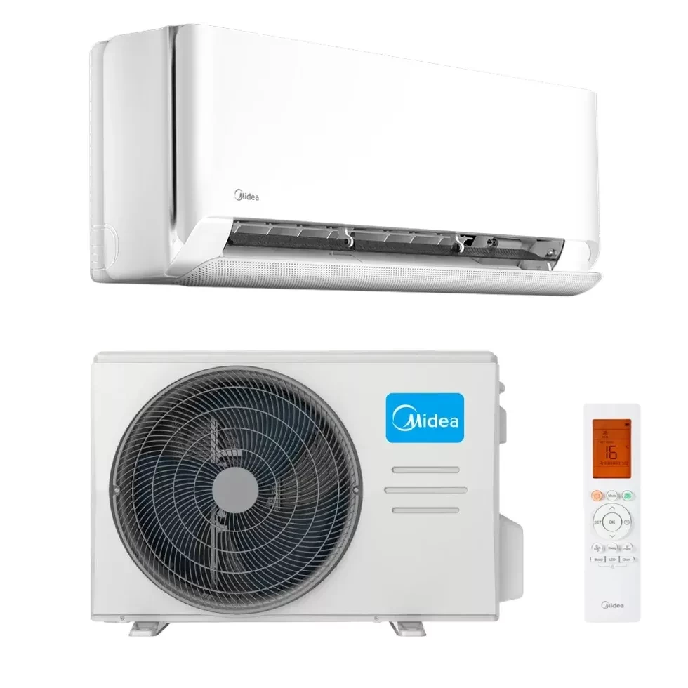 Midea Sieninis oro kondicionierius BREEZELESS E MSCB1BU-09HRFN8-QRD1GW MOX104-09HFN8-QRD1GW 2,80/2,90 kW, yra Wifi