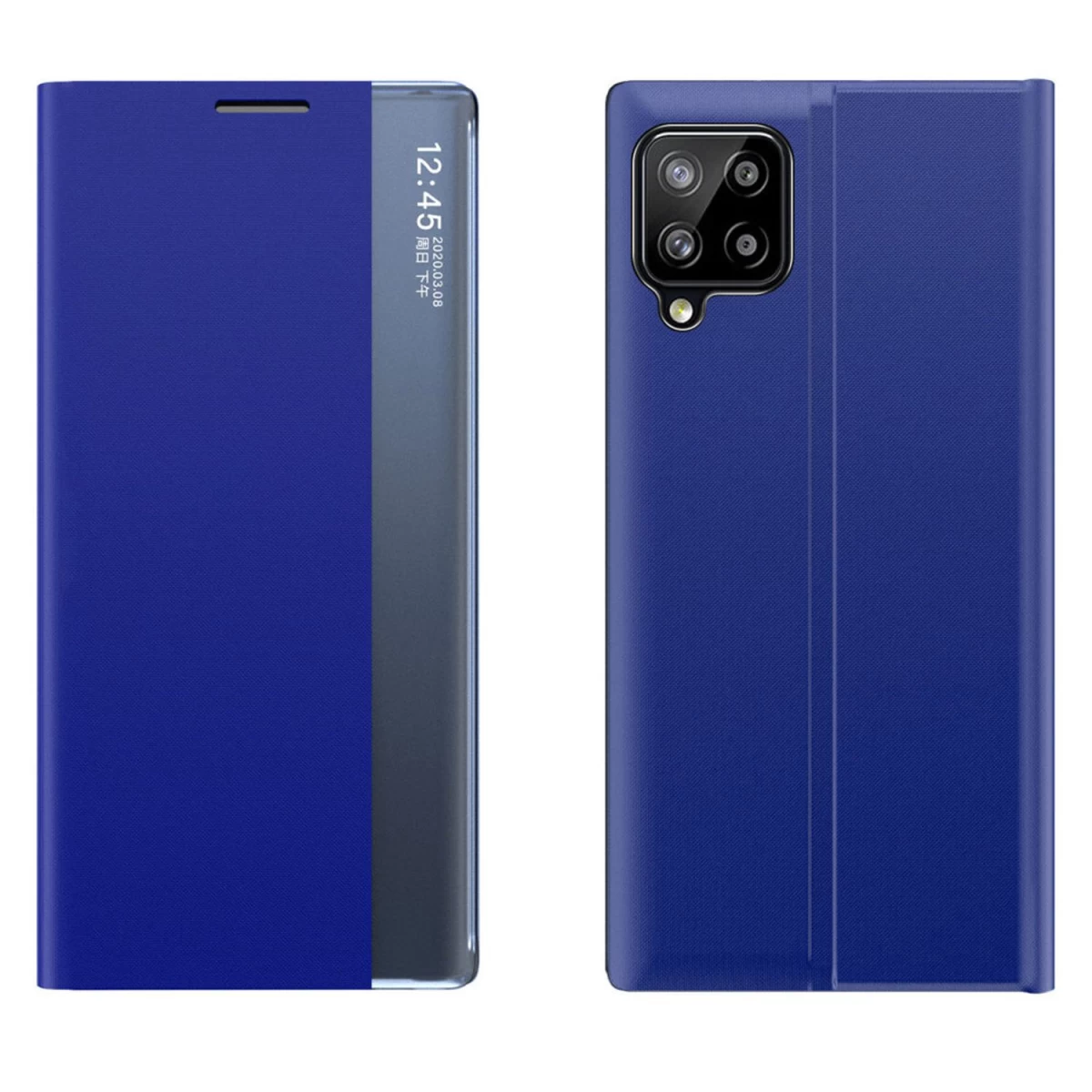 Miego Dėklas Smart Cover Samsung Galaxy A22 4g Mėlynas