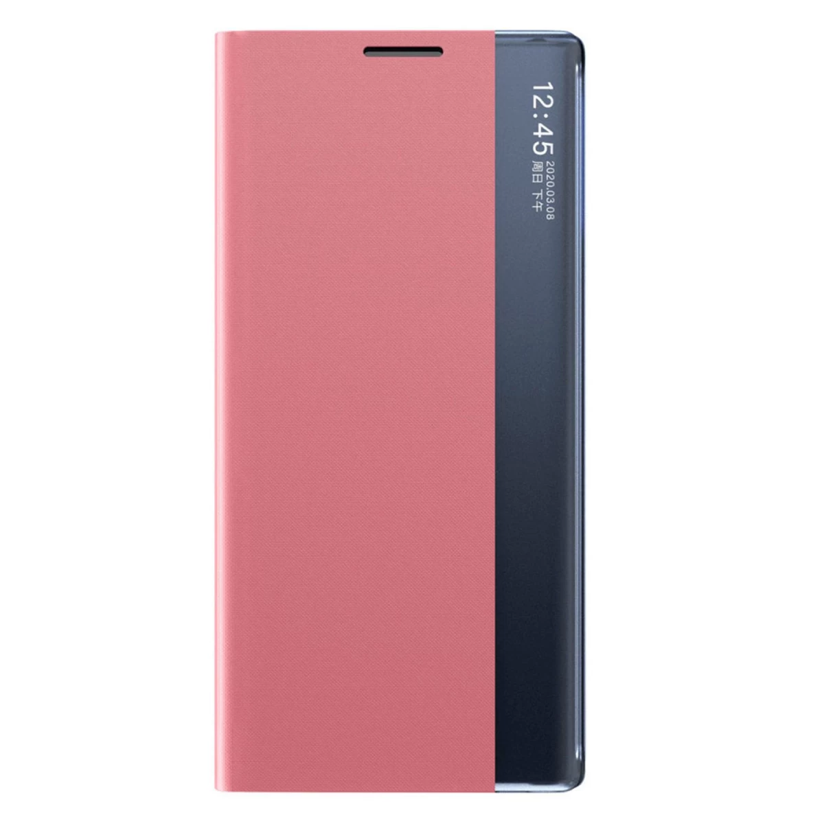 Miego Dėklas Smart Cover Samsung Galaxy A22 4g Rožinis