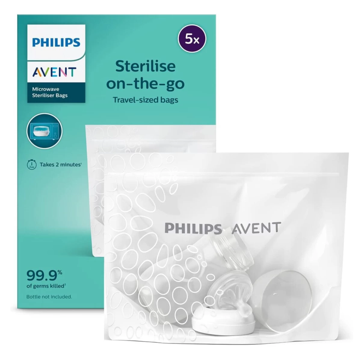 Mikrobangų Krosnelės Sterilizavimo Maišeliai Philips Avent SCF297/05