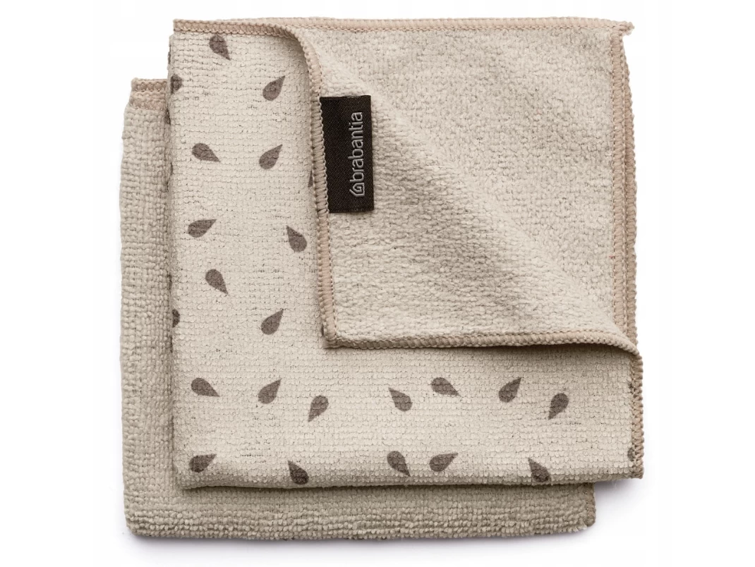 Mikropluošto šluostės Brabantia 2 vnt., Soft Beige, 252068