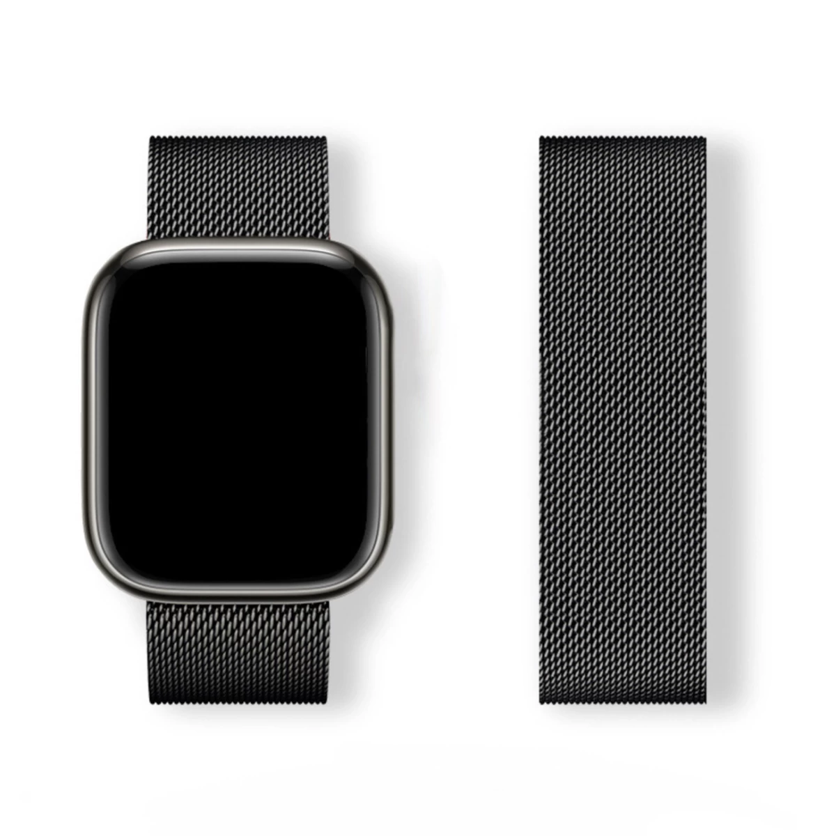 milanese Loop Apyrankė apple Watch 38/40/41 - Juoda