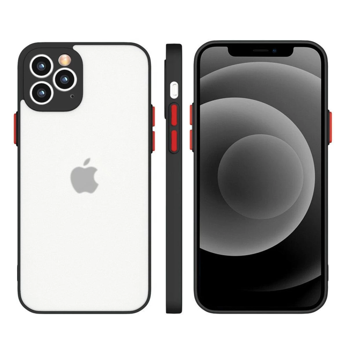 Milky Case Silikoninis Lankstus Pusiau Permatomas Dėklas, Skirtas Xiaomi Redmi 9t, Juodas
