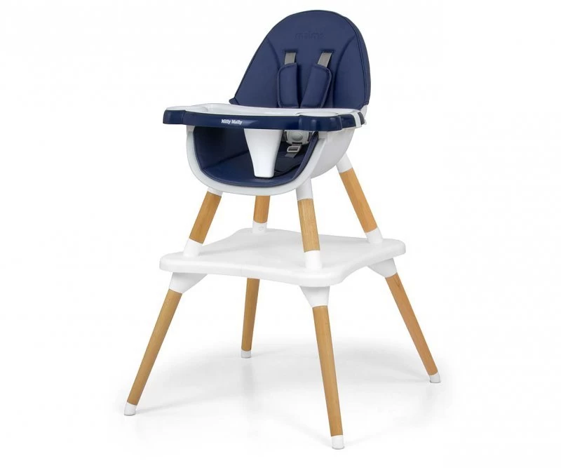 Milly Mally 2-in-1 Maitinimo Kėdutė Malmo Navy