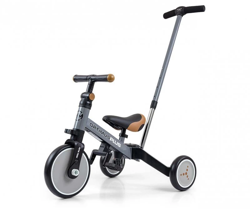 Milly Mally 4in1 Dviratis Optimus Plus Grey