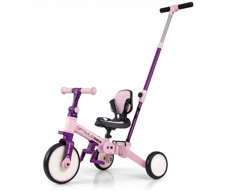 Milly Mally 5in1 Dviratis Optimus Max Pink