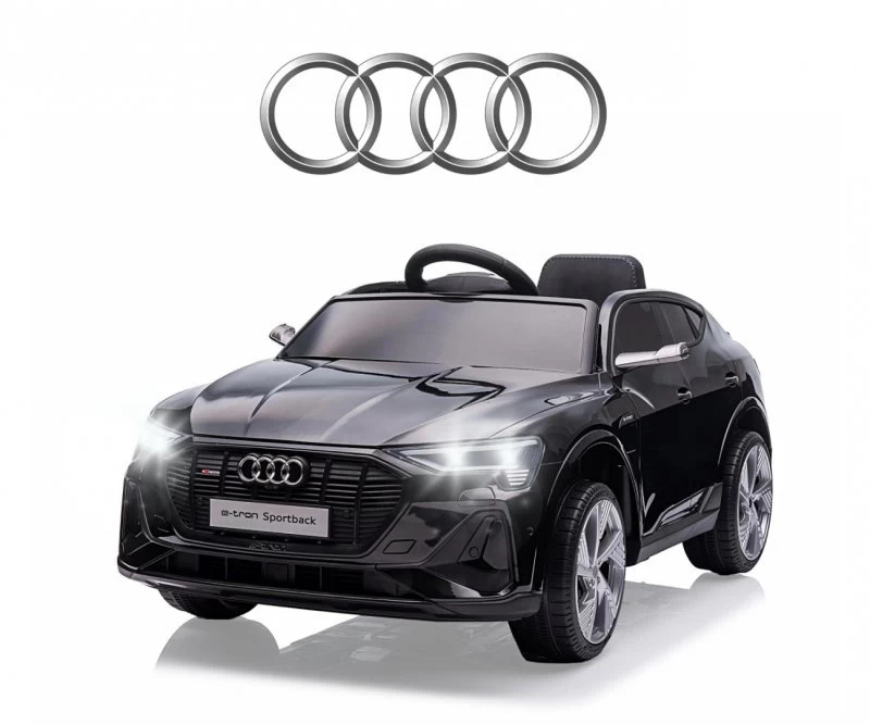 Milly Mally Audi E-tron Sportback 4x4 Akumuliatorinė Transporto Priemonė Juoda